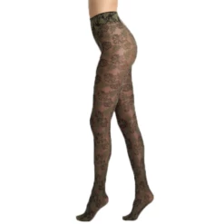 Floral Lace Panty 40 Denier