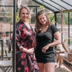 Lacy Black Pyjama Shirt 9 Lacy Black Pyjama Shirt -Unterwäsche Verkäufe 2024 midnightrosekimono5 annasleep0007peonyre 2