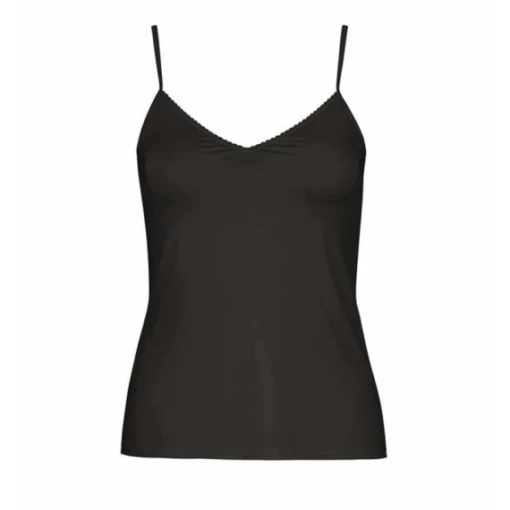 Satin Deluxe Spaghetti TrägerTop 1 Satin Deluxe Spaghetti TrägerTop -Unterwäsche Verkäufe 2024 sd top zwart 3