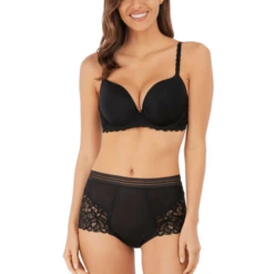 Raffine Hoher Slip -Unterwäsche Verkäufe 2024 wacoalraffinevoorgevormdebh2 we148004blk 1